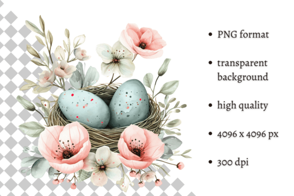 Download Watercolor Mint Easter Eggs Clipart - Easter eggs clipart Collection