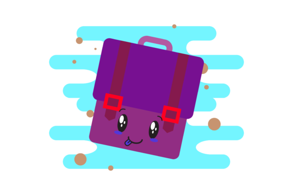 Download School Bag Cute Kawaii Clipart - Kawaii clipart Collection